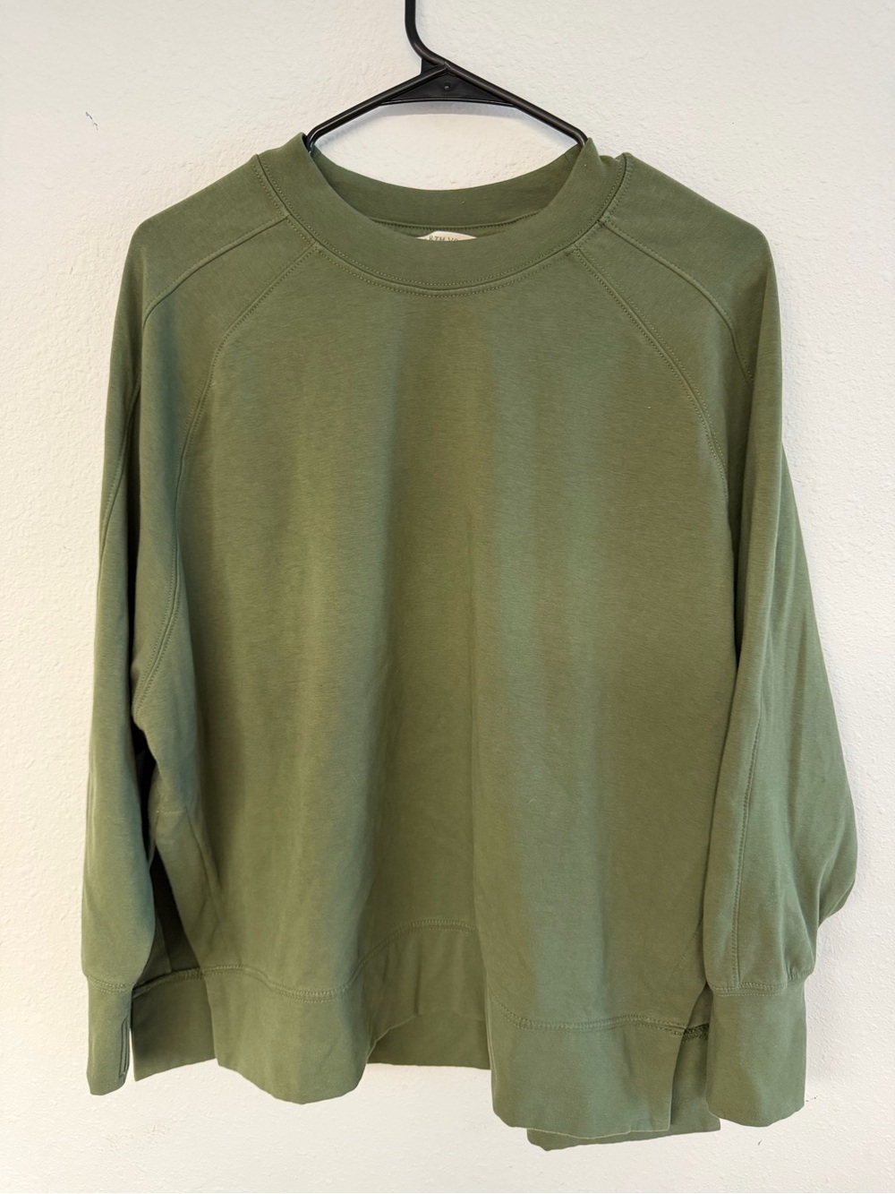 Earth Yoga Olive Green Pullover Top